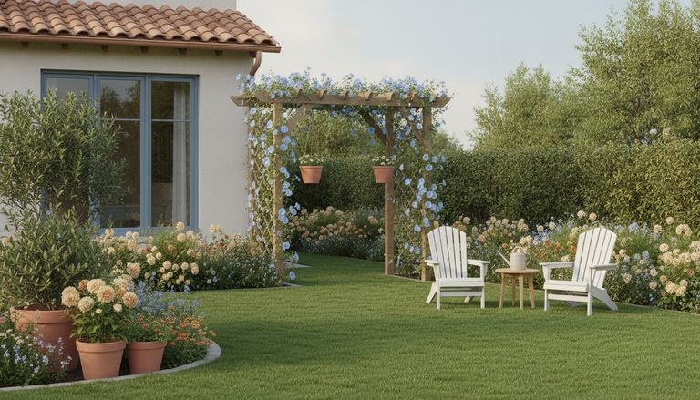 Aménagement extérieur jardin : prix au m², budget et idées 2 : Végétaliser : gazon, massifs et haies